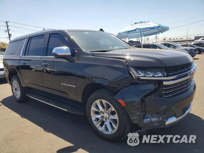 Czwarte zdjęcie samochodu z boku: 2023 CHEVROLET SUBURBAN C1500 PREMIER VIN:1GNSCFKD8PR135405 - miniatura