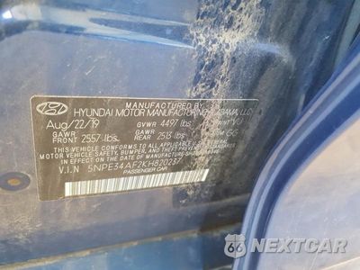 Zdjęcie 12 z 12 samochodu: 2019 HYUNDAI SONATA LIMITED VIN:5NPE34AF2KH820237 - miniatura