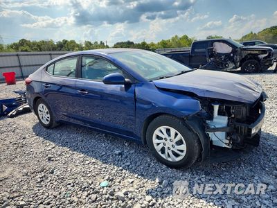 Czwarte zdjęcie samochodu z boku: 2019 HYUNDAI ELANTRA SE VIN:5NPD74LF5KH486959 - miniatura