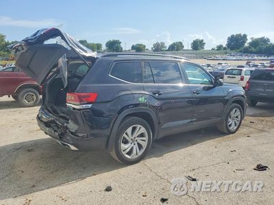 Trzecie zdjęcie samochodu z tyłu: 2021 VOLKSWAGEN ATLAS SE VIN:1V2KR2CAXMC566880 - miniatura
