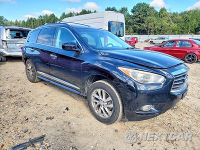 Czwarte zdjęcie samochodu z boku: 2014 INFINITI QX60 BASE VIN:5N1AL0MM3EC508148 - miniatura