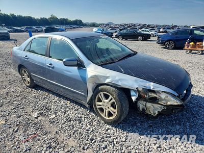 Czwarte zdjęcie samochodu z boku: 2007 HONDA ACCORD SE VIN:1HGCM56337A018983 - miniatura