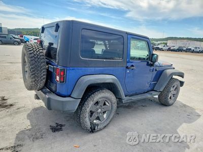 Trzecie zdjęcie samochodu z tyłu: 2010 JEEP WRANGLER SPORT VIN:1J4AA2D1XAL205383 - miniatura