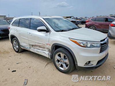 Czwarte zdjęcie samochodu z boku: 2015 TOYOTA HIGHLANDER LIMITED PLATINUM VIN:5TDYKRFH8FS084203 - miniatura