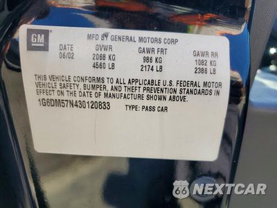 Zdjęcie 12 z 12 samochodu: 2003 CADILLAC CTS VIN:1G6DM57N430120833 - miniatura