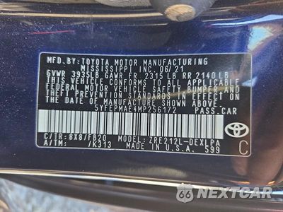 Zdjęcie 13 z 13 samochodu: 2021 TOYOTA COROLLA LE VIN:5YFEPMAE4MP256172 - miniatura