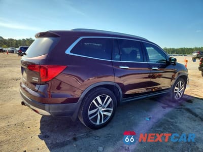 Trzecie zdjęcie samochodu z tyłu: 2016 HONDA PILOT TOURING VIN:5FNYF6H91GB126032 - miniatura
