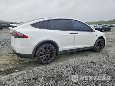 Trzecie zdjęcie samochodu z tyłu: 2016 TESLA MODEL X VIN:5YJXCAE48GFS00479 - miniatura