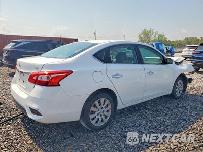 Trzecie zdjęcie samochodu z tyłu: 2017 NISSAN SENTRA SV VIN:3N1AB7AP0HY244657 - miniatura