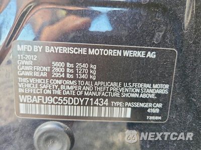 Zdjęcie 12 z 12 samochodu: 2013 BMW 550 XI VIN:WBAFU9C55DDY71434 - miniatura