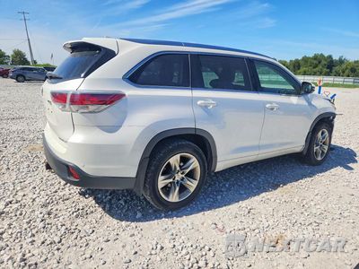 Trzecie zdjęcie samochodu z tyłu: 2015 TOYOTA HIGHLANDER LIMITED VIN:5TDDKRFH6FS145997 - miniatura