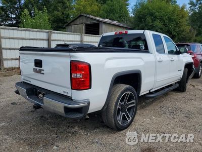 Trzecie zdjęcie samochodu z tyłu: 2018 GMC SIERRA K1500 SLE VIN:1GTV2MEH2JZ355772 - miniatura