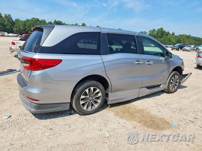 Trzecie zdjęcie samochodu z tyłu: 2021 HONDA ODYSSEY EXL VIN:5FNRL6H71MB014239 - miniatura