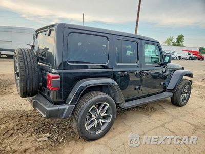 Trzecie zdjęcie samochodu z tyłu: 2024 JEEP WRANGLER 4XE VIN:1C4RJXN69RW215235 - miniatura