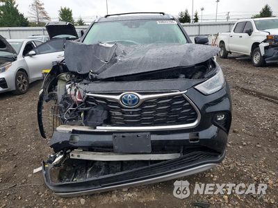 Piąte zdjęcie samochodu w środku: 2021 TOYOTA HIGHLANDER HYBRID PLATINUM VIN:5TDEBRCH4MS047492 - miniatura