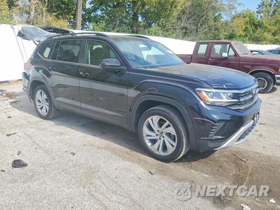Czwarte zdjęcie samochodu z boku: 2021 VOLKSWAGEN ATLAS SE VIN:1V2KR2CAXMC566880 - miniatura