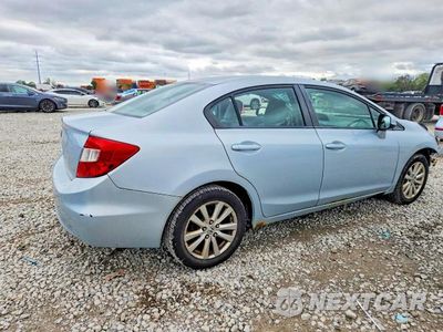Trzecie zdjęcie samochodu z tyłu: 2012 HONDA CIVIC EX VIN:19XFB2F88CE002698 - miniatura