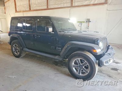 Czwarte zdjęcie samochodu z boku: 2018 JEEP WRANGLER UNLIMITED SAHARA VIN:1C4HJXEG0JW111368 - miniatura