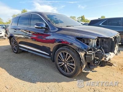 Czwarte zdjęcie samochodu z boku: 2017 INFINITI QX60 BASE VIN:5N1DL0MM2HC558749 - miniatura