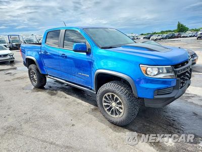 Czwarte zdjęcie samochodu z boku: 2022 CHEVROLET COLORADO ZR2 VIN:1GCGTEEN5N1312176 - miniatura