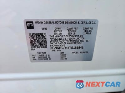 Zdjęcie 12 z 12 samochodu: 2026 CHEVROLET BLAZER 2LT VIN:3GNKBCR44TS165841 - miniatura