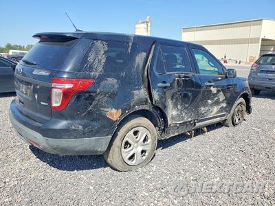 Trzecie zdjęcie samochodu z tyłu: 2014 FORD EXPLORER POLICE INTERCEPTOR VIN:1FM5K8AR5EGB63717 - miniatura