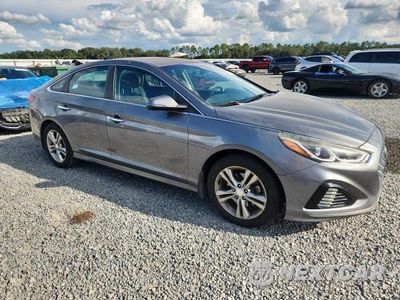 Czwarte zdjęcie samochodu z boku: 2019 HYUNDAI SONATA SEL VIN:5NPE34AF4KH735836 - miniatura