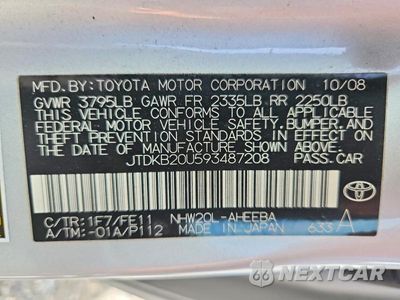 Zdjęcie 12 z 12 samochodu: 2009 TOYOTA PRIUS BASE VIN:JTDKB20U593487208 - miniatura