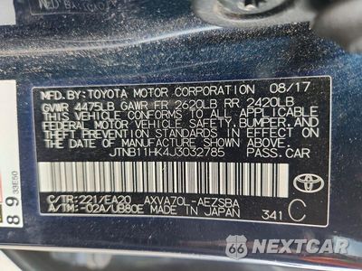 Zdjęcie 12 z 12 samochodu: 2018 TOYOTA CAMRY SE VIN:JTNB11HK4J3032785 - miniatura