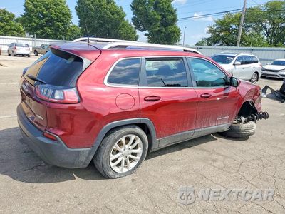 Trzecie zdjęcie samochodu z tyłu: 2019 JEEP CHEROKEE LATITUDE VIN:1C4PJLCB4KD439417 - miniatura