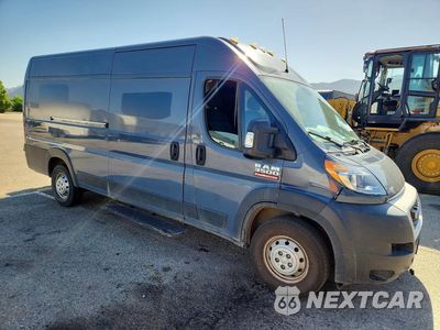 Czwarte zdjęcie samochodu z boku: 2021 RAM PROMASTER 3500 DELIVERY VAN VIN:3C6MRVJGXME579762 - miniatura