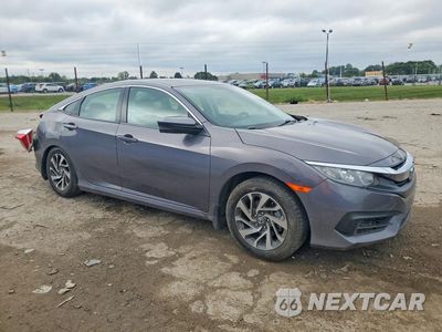 Czwarte zdjęcie samochodu z boku: 2017 HONDA CIVIC EX VIN:19XFC2F74HE022443 - miniatura