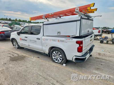 Drugie zdjęcie samochodu z przodu: 2023 CHEVROLET SILVERADO K1500 CUSTOM VIN:3GCPDBEK1PG179843 - miniatura