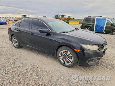 Czwarte zdjęcie samochodu z boku: 2017 HONDA CIVIC LX VIN:19XFC2E55HE002346 - miniatura