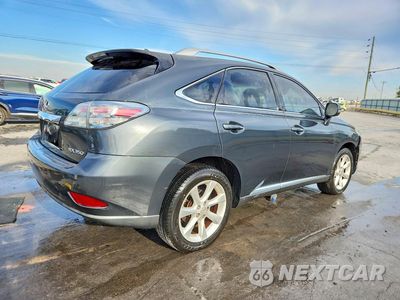 Trzecie zdjęcie samochodu z tyłu: 2010 LEXUS RX 350 BASE VIN:2T2ZK1BA0AC021222 - miniatura