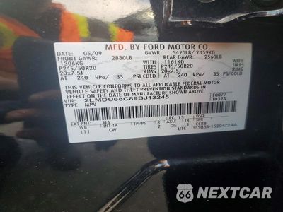 Zdjęcie 12 z 12 samochodu: 2009 LINCOLN MKX VIN:2LMDU68C89BJ13245 - miniatura