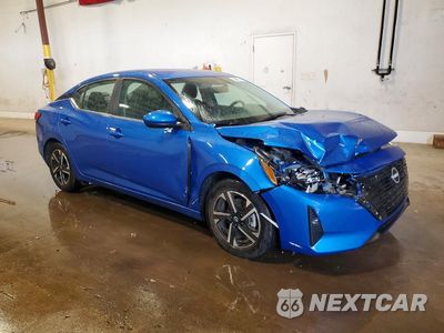 Czwarte zdjęcie samochodu z boku: 2025 NISSAN SENTRA SV VIN:3N1AB8CV6SY375181 - miniatura