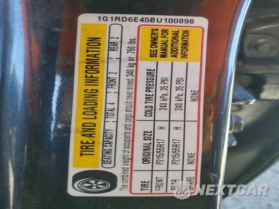 Zdjęcie 12 z 12 samochodu: 2011 CHEVROLET VOLT VIN:1G1RD6E45BU100898 - miniatura