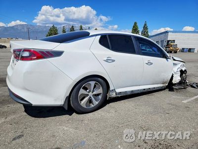 Trzecie zdjęcie samochodu z tyłu: 2014 KIA OPTIMA HYBRID VIN:KNAGM4AD4E5066943 - miniatura