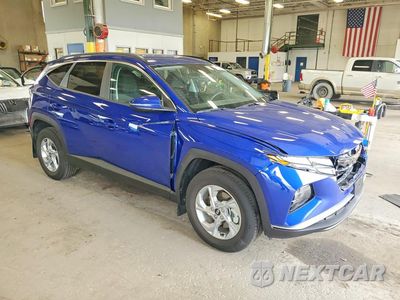 Czwarte zdjęcie samochodu z boku: 2022 HYUNDAI TUCSON SEL VIN:5NMJBCAE1NH117345 - miniatura