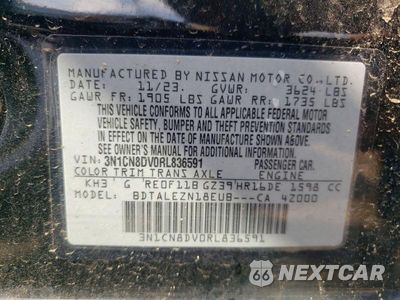 Zdjęcie 12 z 12 samochodu: 2024 NISSAN VERSA S VIN:3N1CN8DV0RL836591 - miniatura