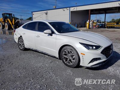 Czwarte zdjęcie samochodu z boku: 2020 HYUNDAI SONATA SEL VIN:5NPEF4JA9LH056822 - miniatura