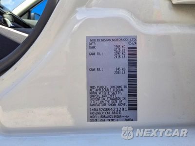 Zdjęcie 12 z 12 samochodu: 2024 NISSAN ALTIMA SV VIN:1N4BL4DVXRN421291 - miniatura