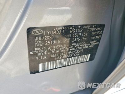 Zdjęcie 12 z 12 samochodu: 2023 HYUNDAI SONATA HYBRID SEL VIN:KMHL34JJ1PA073591 - miniatura