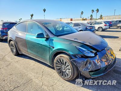 Czwarte zdjęcie samochodu z boku: 2024 TESLA MODEL Y VIN:7SAYGDED1RF076359 - miniatura