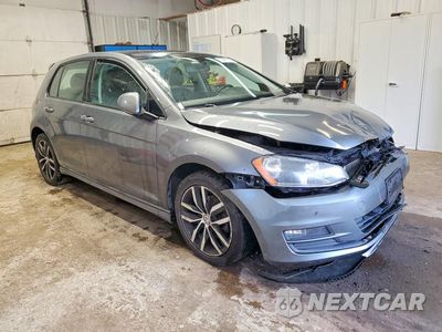 Czwarte zdjęcie samochodu z boku: 2015 VOLKSWAGEN GOLF VIN:3VW217AU0FM004827 - miniatura