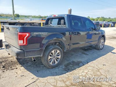 Trzecie zdjęcie samochodu z tyłu: 2017 FORD F150 SUPERCREW VIN:1FTEW1EG6HFC23734 - miniatura