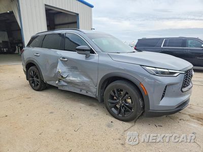 Czwarte zdjęcie samochodu z boku: 2025 INFINITI QX60 LUXE VIN:5N1AL1FR3SC359332 - miniatura