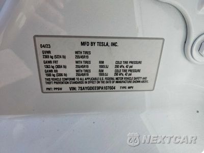 Zdjęcie 12 z 12 samochodu: 2023 TESLA MODEL Y VIN:7SAYGDEE9PA107604 - miniatura