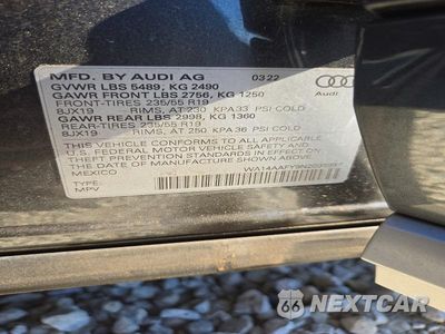 Zdjęcie 13 z 13 samochodu: 2022 AUDI Q5 SPORTBACK PREMIUM 45 VIN:WA14AAFY9N2095987 - miniatura
